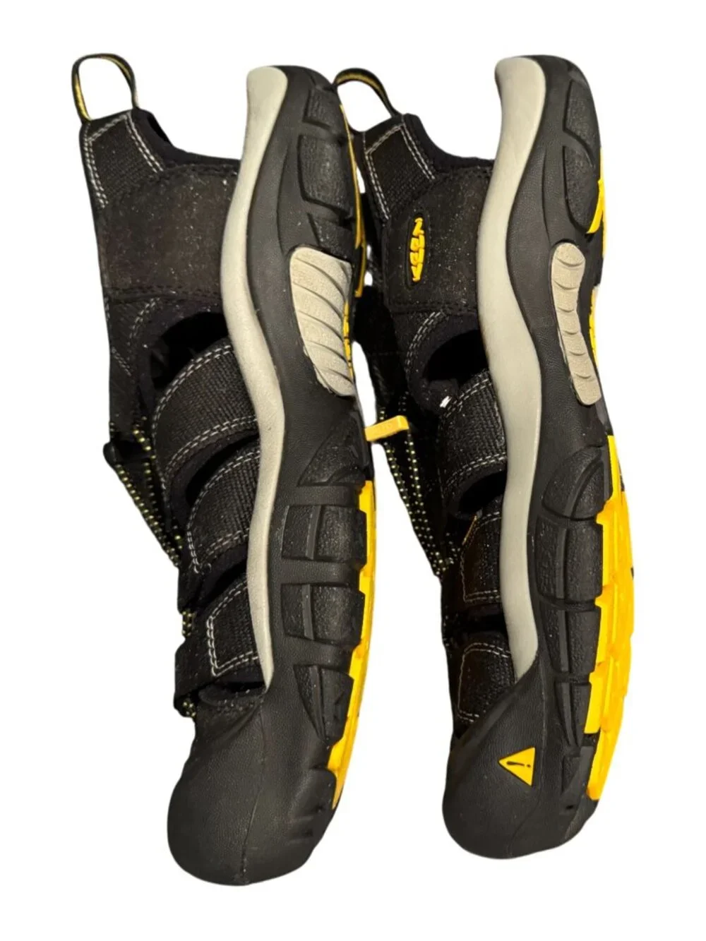 KEEN Newport H2 Sandals Men's US 9 EU 42 Black Outdoor Water Hiking Shoes EUC